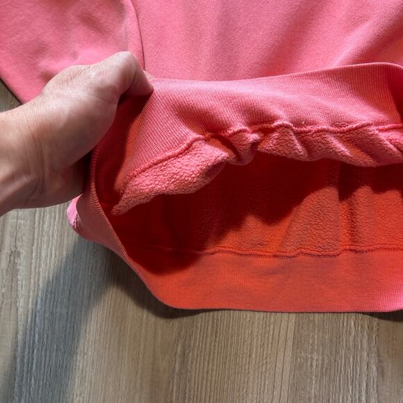 Vintage 80's St. Thomas University Pink Crest Crewneck Pullover Sweatshirt Sz L - Picture 5 of 7